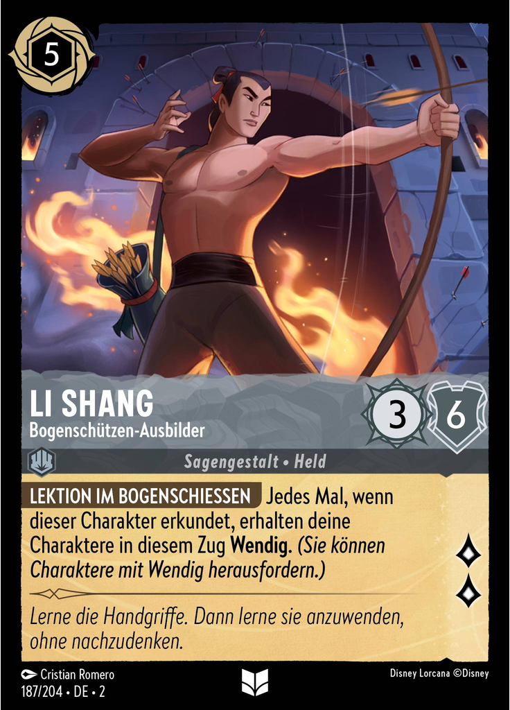 Li Shang - Archery Instructor
