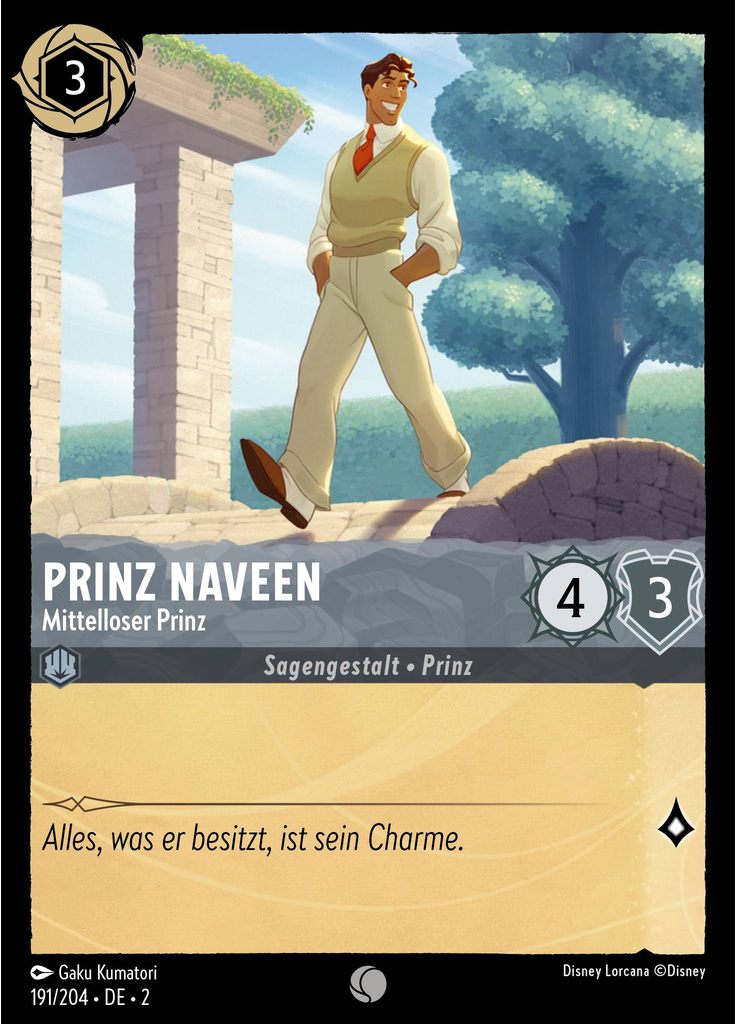 Prince Naveen - Penniless Royal (Foil)