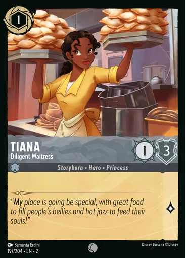 Tiana - Diligent Waitress