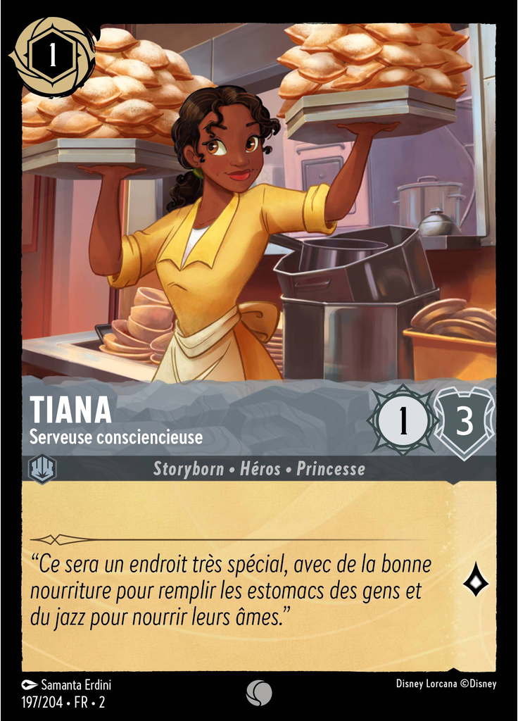 Tiana - Diligent Waitress