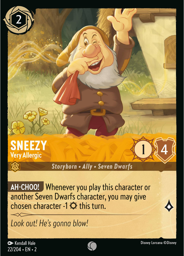 Sneezy - Very Allergic (Foil)