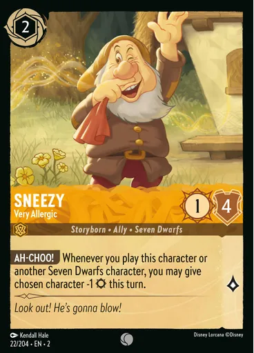 Sneezy - Very Allergic