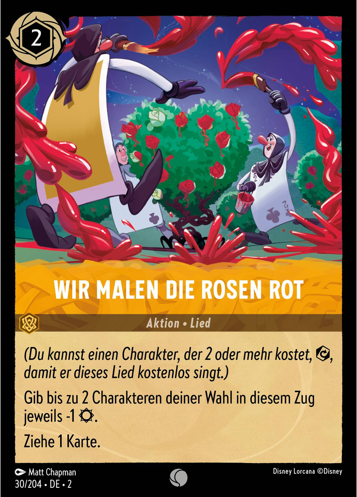 Painting the Roses Red (Foil)