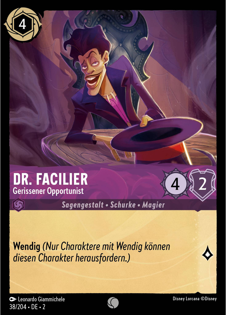 Dr. Facilier - Savvy Opportunist (Foil)