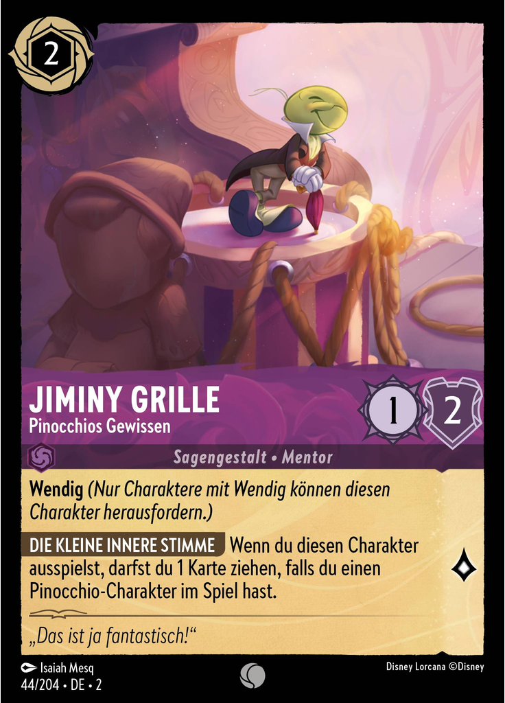 Jiminy Cricket - Pinocchio's Conscience (Foil)
