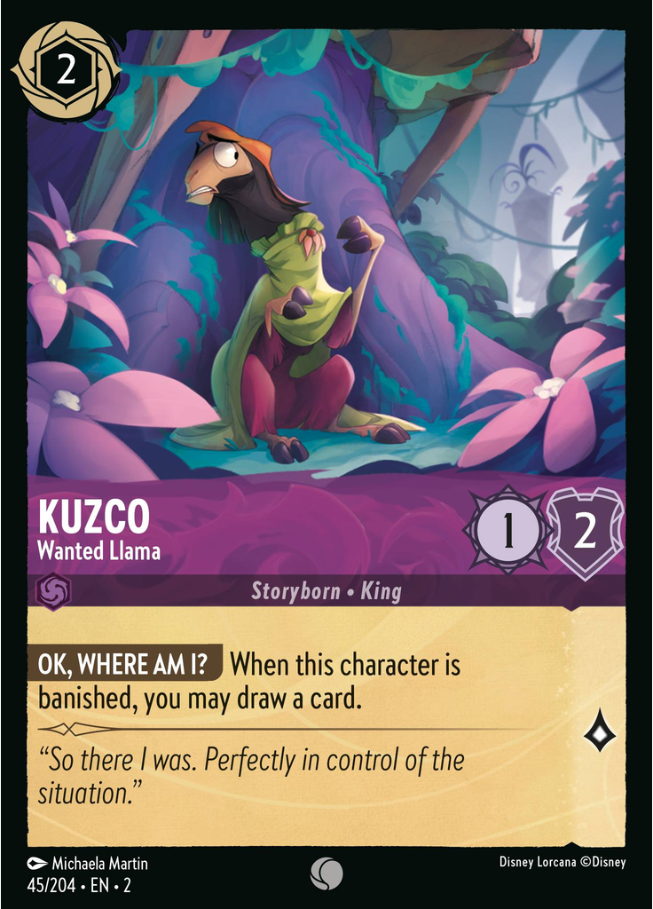 Kuzco - Wanted Llama (Foil)