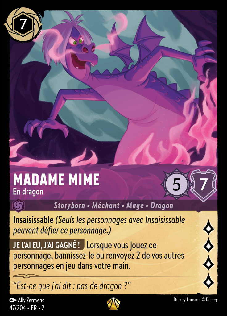 Madam Mim - Purple Dragon