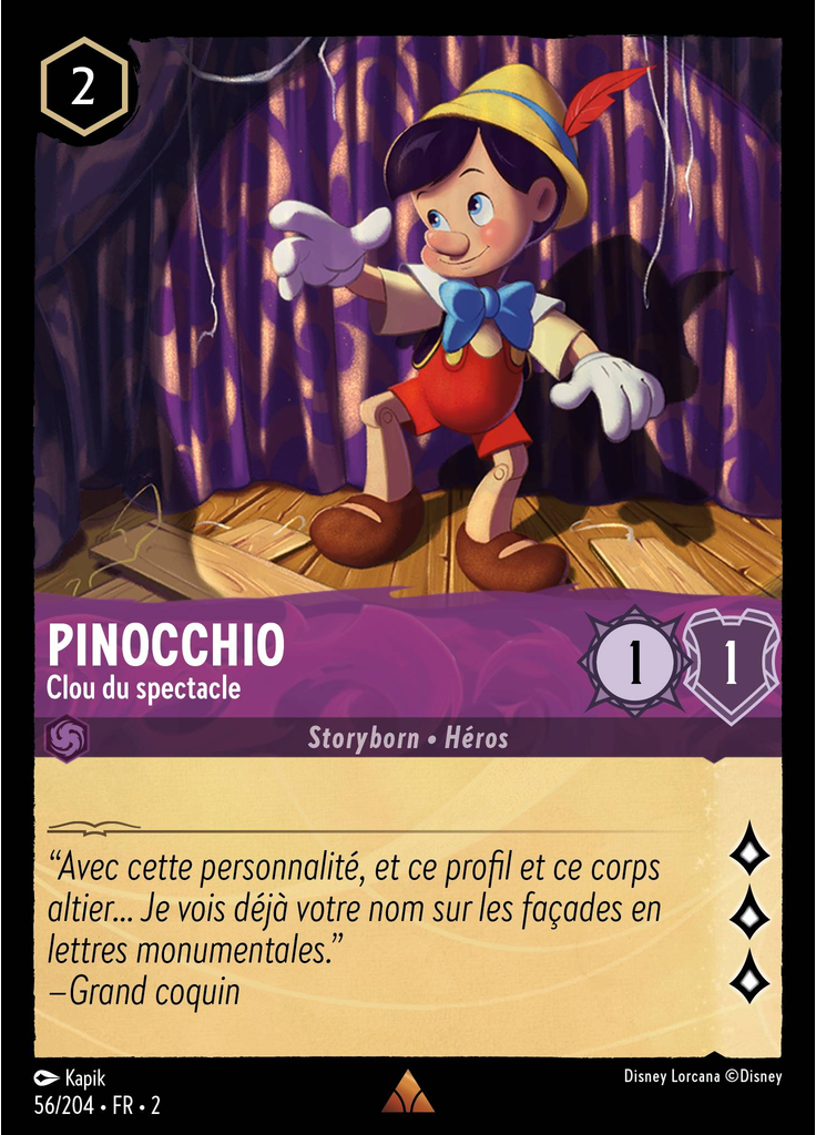 Pinocchio - Star Attraction (Foil)