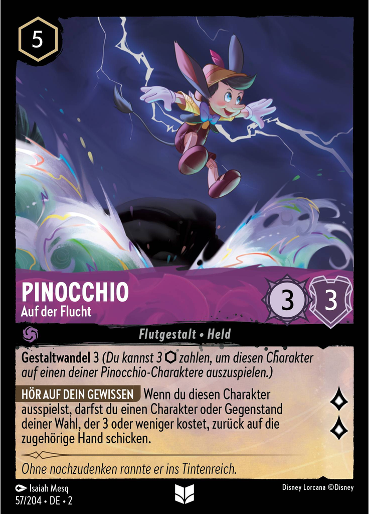 Pinocchio - On the Run (Foil)