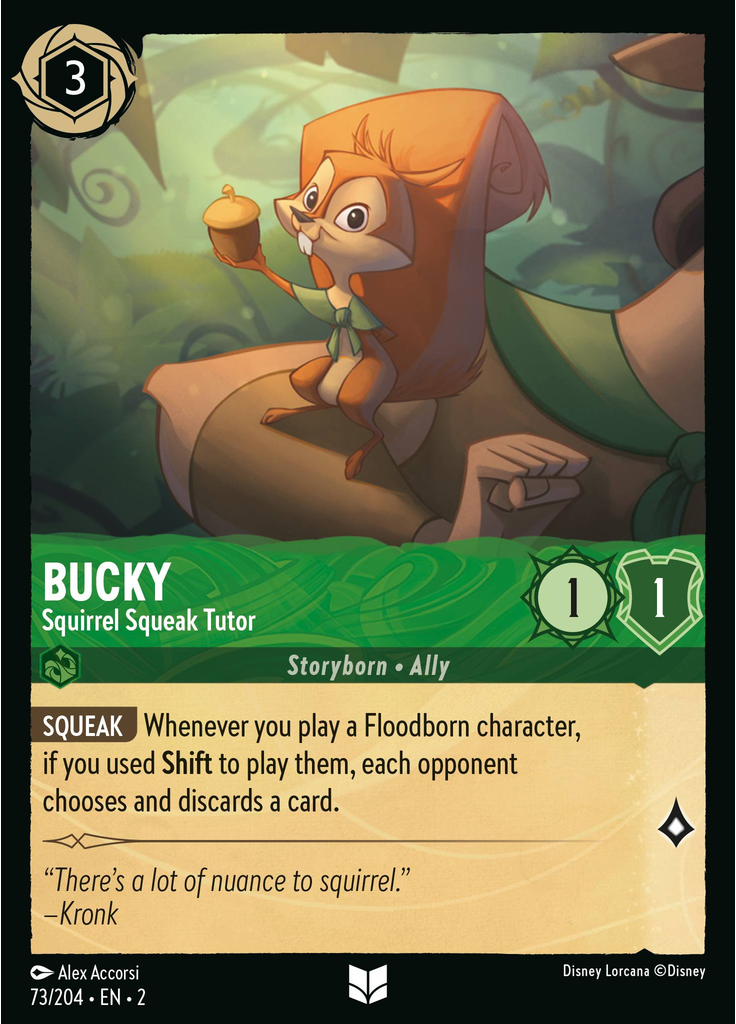 Bucky - Squirrel Squeak Tutor (Foil)