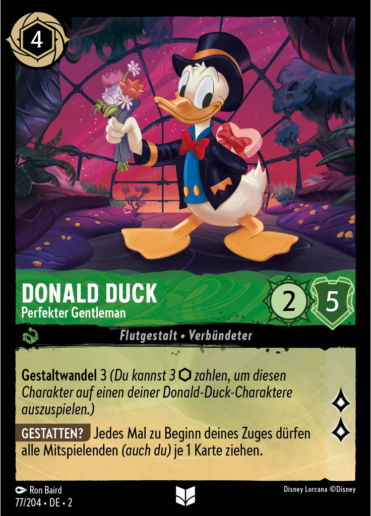 Donald Duck - Perfect Gentleman (Foil)