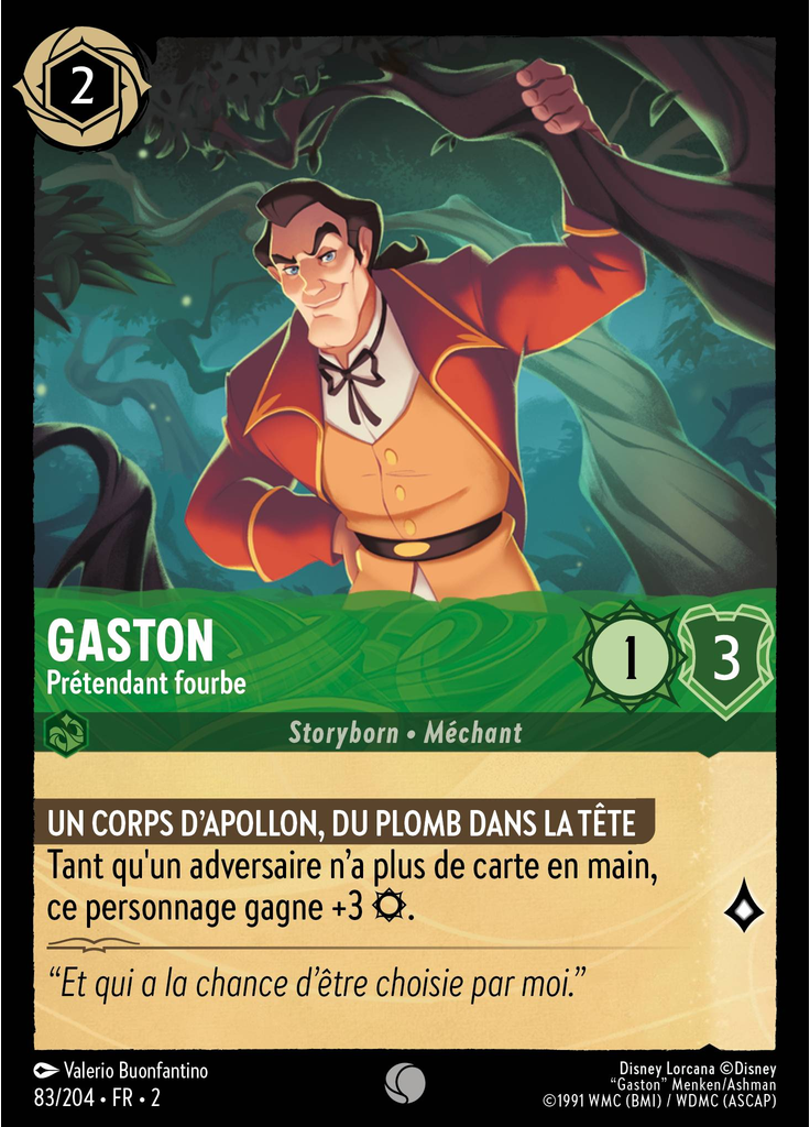 Gaston - Scheming Suitor
