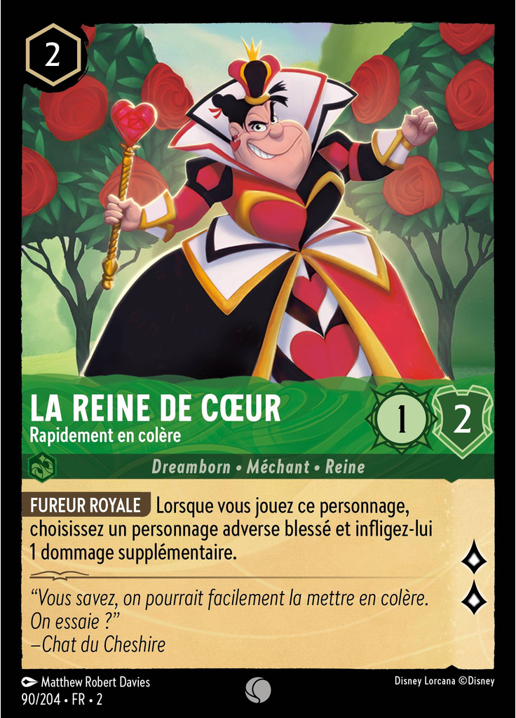 Queen Of Hearts - Quick-Tempered
