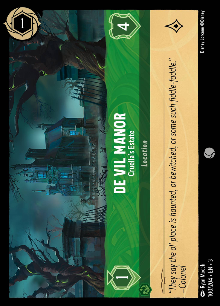 De Vil Manor - Cruella's Estate (Foil)