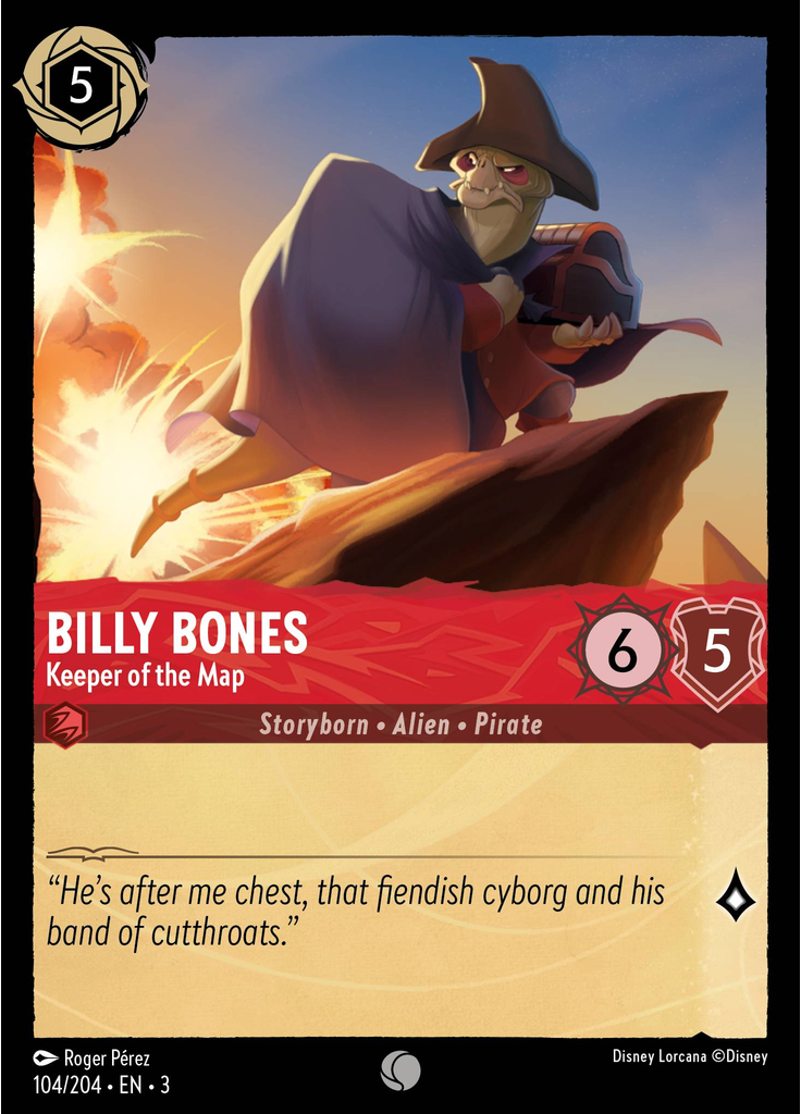Billy Bones - Keeper of the Map (Foil)