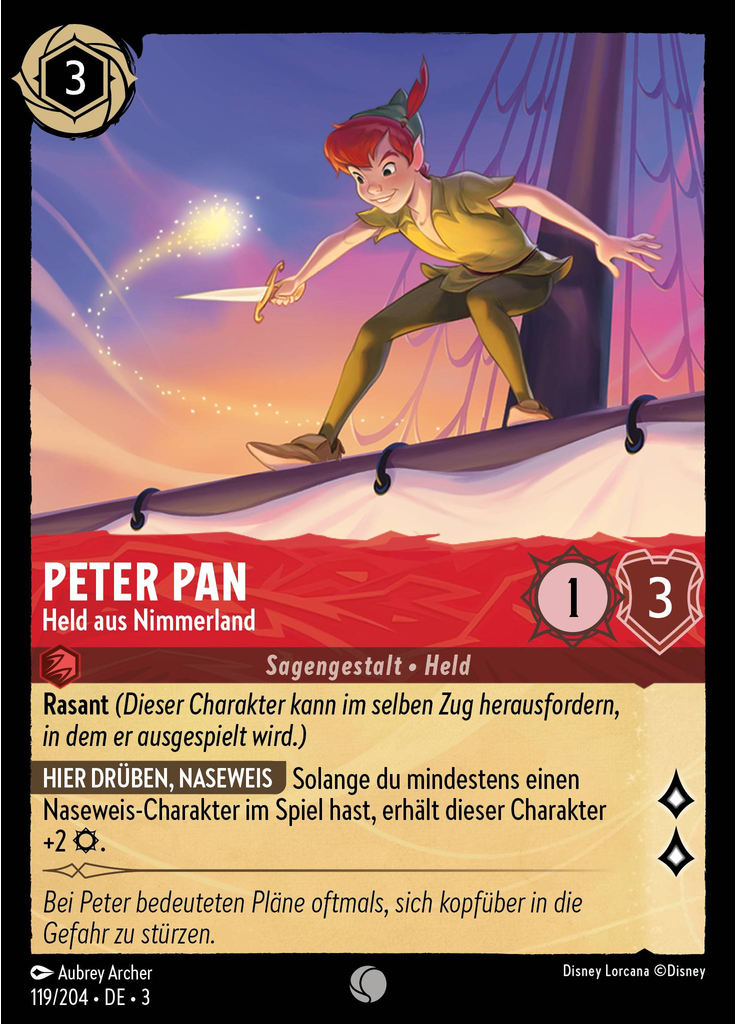 Peter Pan - Never Land Hero (Foil)