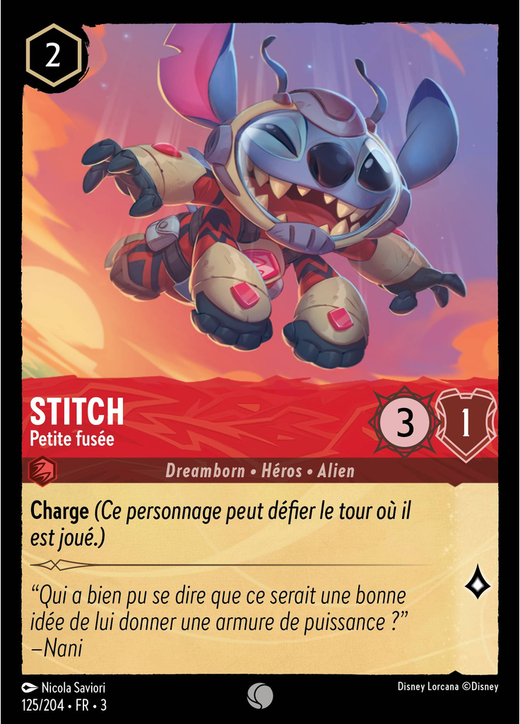 Stitch - Little Rocket (Foil)