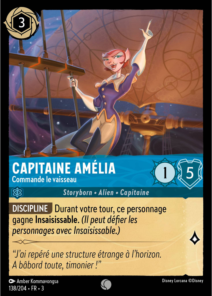 Captain Amelia - First in Command (Foil)