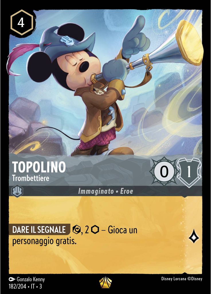 Mickey Mouse - Trumpeter