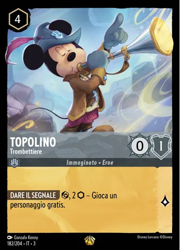 Mickey Mouse - Trumpeter