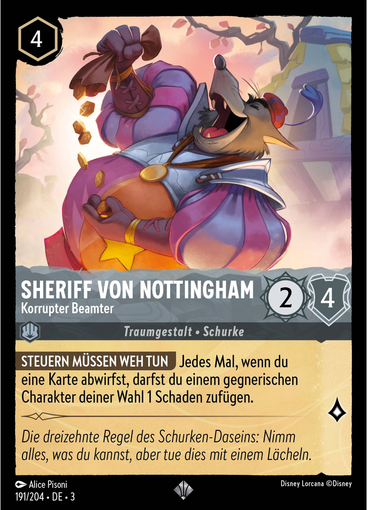 Sheriff of Nottingham - Corrupt Official