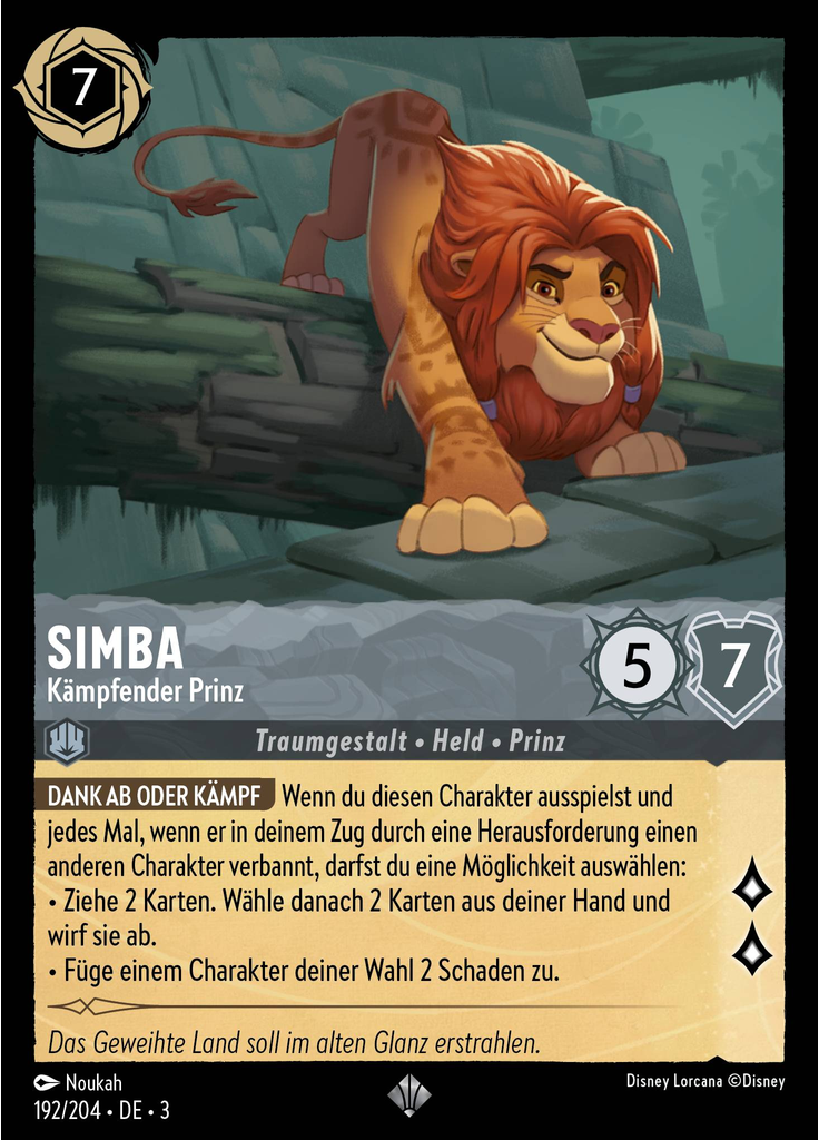 Simba - Fighting Prince (Foil)