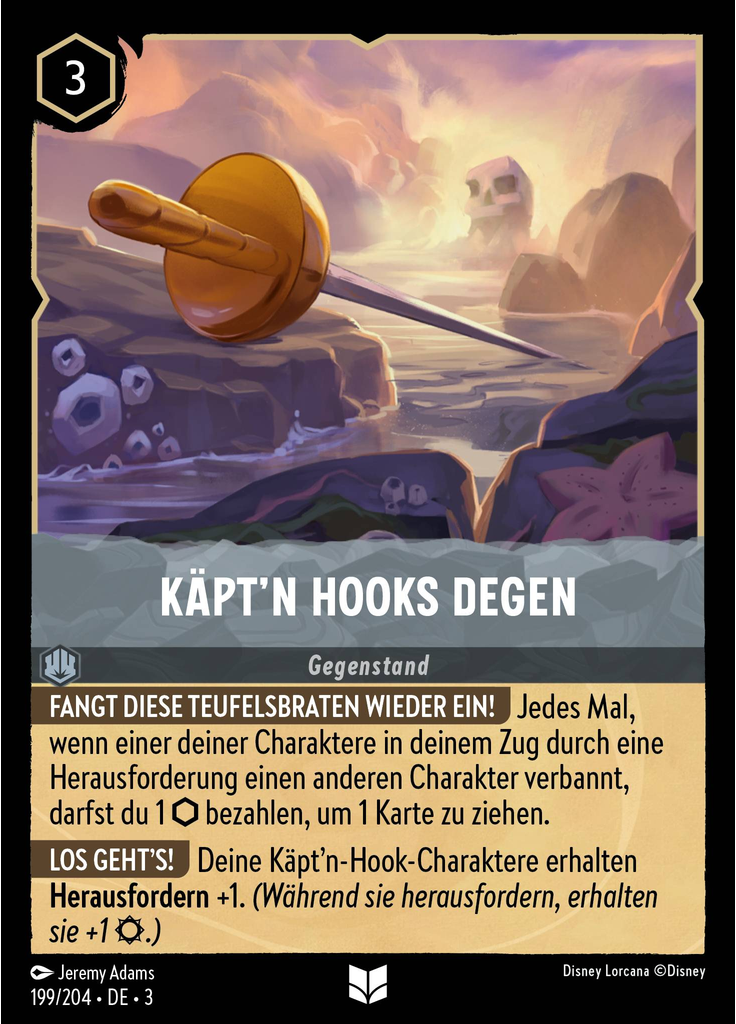 Captain Hook's Rapier (Foil)