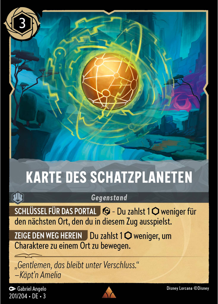 Map of Treasure Planet (Foil)