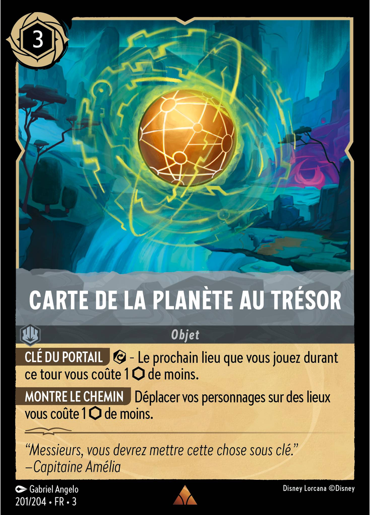 Map of Treasure Planet (Foil)