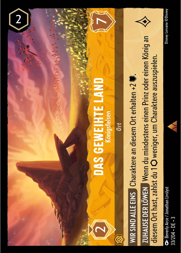 Pride Lands - Pride Rock (Foil)