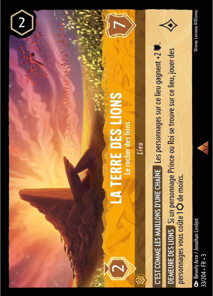 Pride Lands - Pride Rock (Foil)