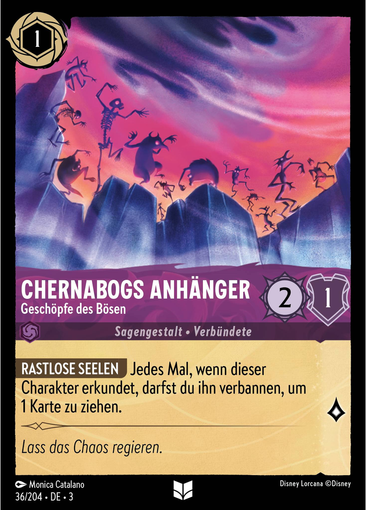 Chernabog's Followers - Creatures of Evil (Foil)