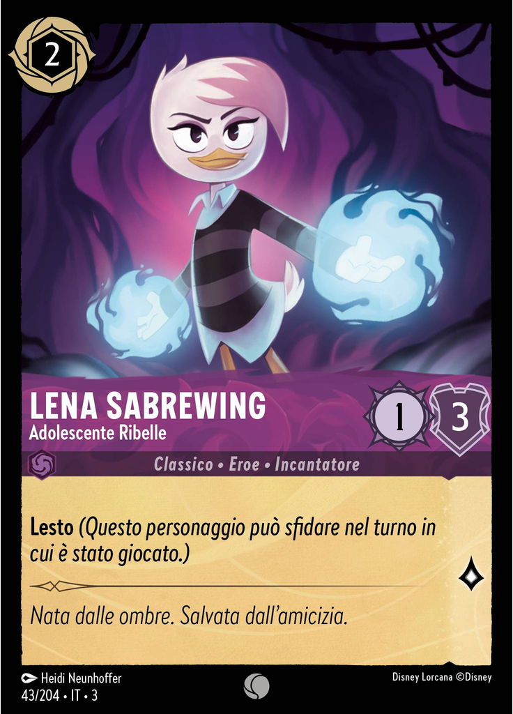 Lena Sabrewing - Rebellious Teenager (Foil)
