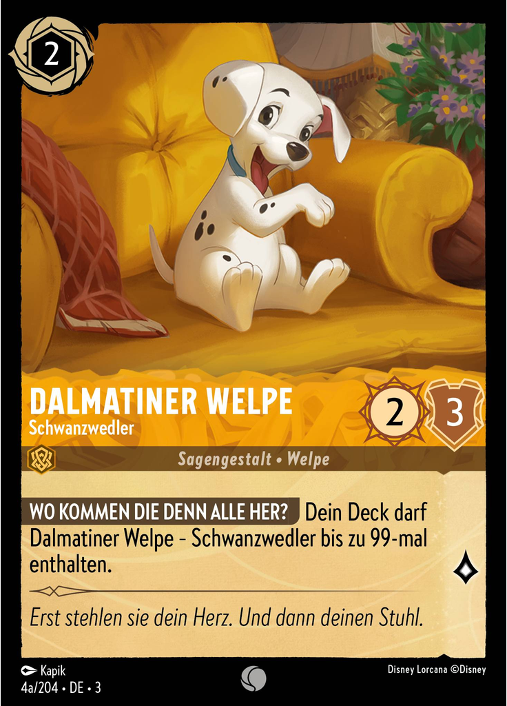 Dalmatian Puppy - Tail Wagger (Foil)