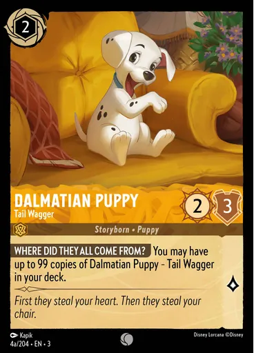 Dalmatian Puppy - Tail Wagger