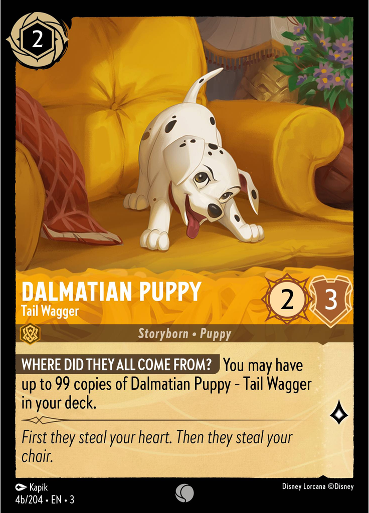 Dalmatian Puppy - Tail Wagger (Foil)