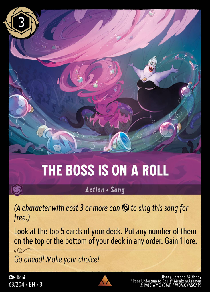 The Boss Is On A Roll (Foil)