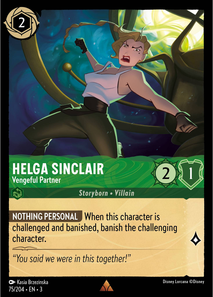 Helga Sinclair - Vengeful Partner (Foil)