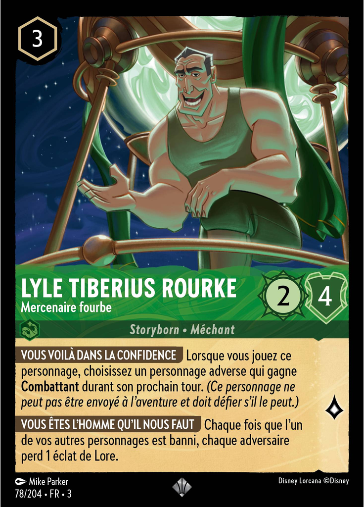 Lyle Tiberius Rourke - Cunning Mercenary (Foil)