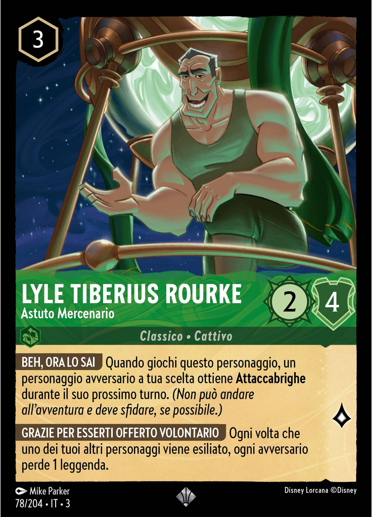 Lyle Tiberius Rourke - Cunning Mercenary (Foil)