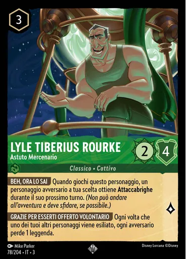 Lyle Tiberius Rourke - Cunning Mercenary