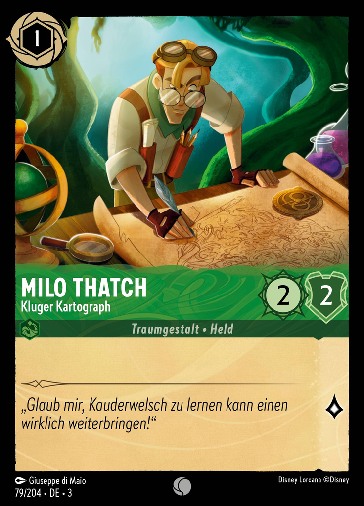 Milo Thatch - Clever Cartographer (Foil)