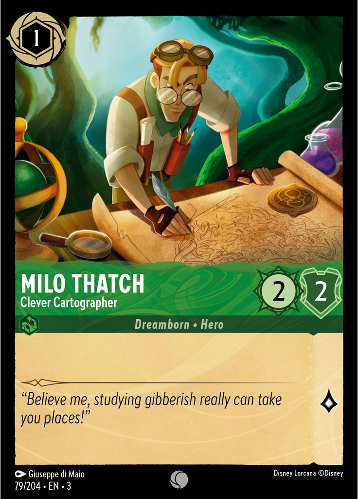 Milo Thatch - Clever Cartographer (Foil)