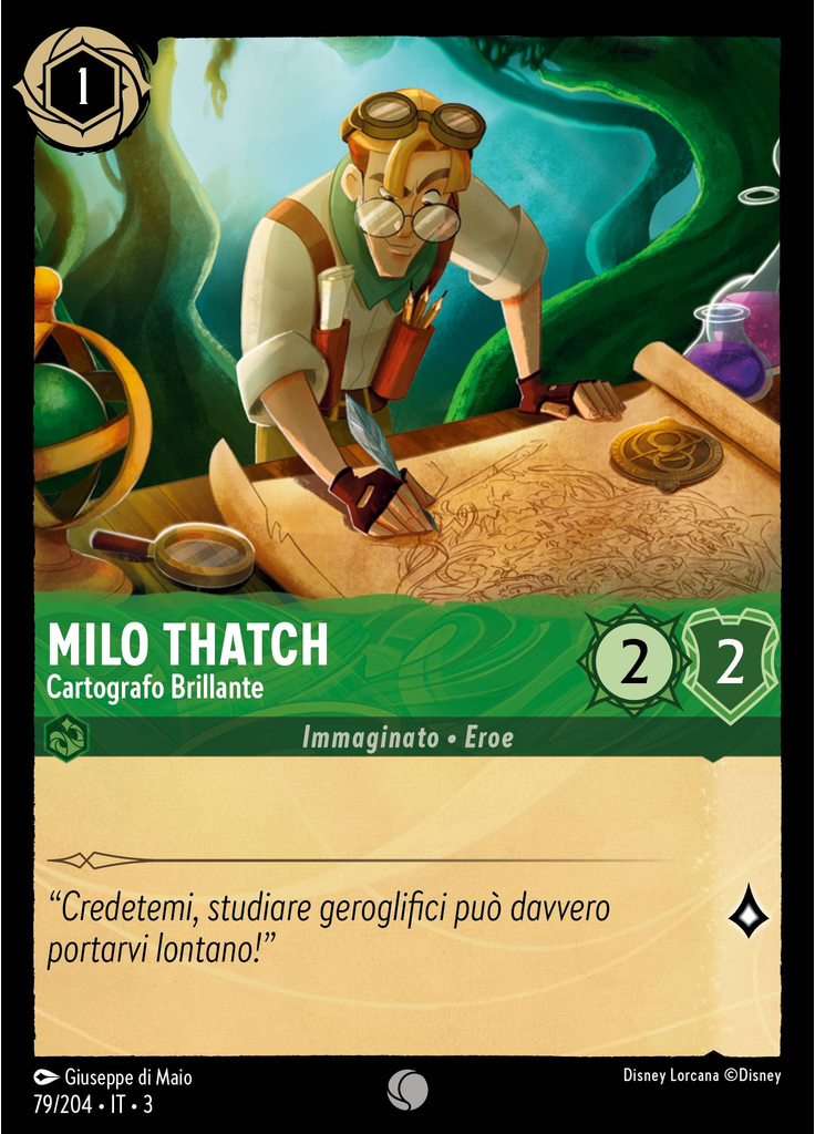 Milo Thatch - Clever Cartographer