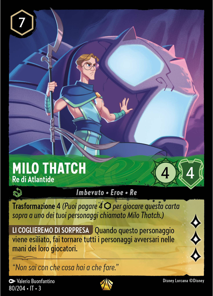 Milo Thatch - King of Atlantis (Foil)