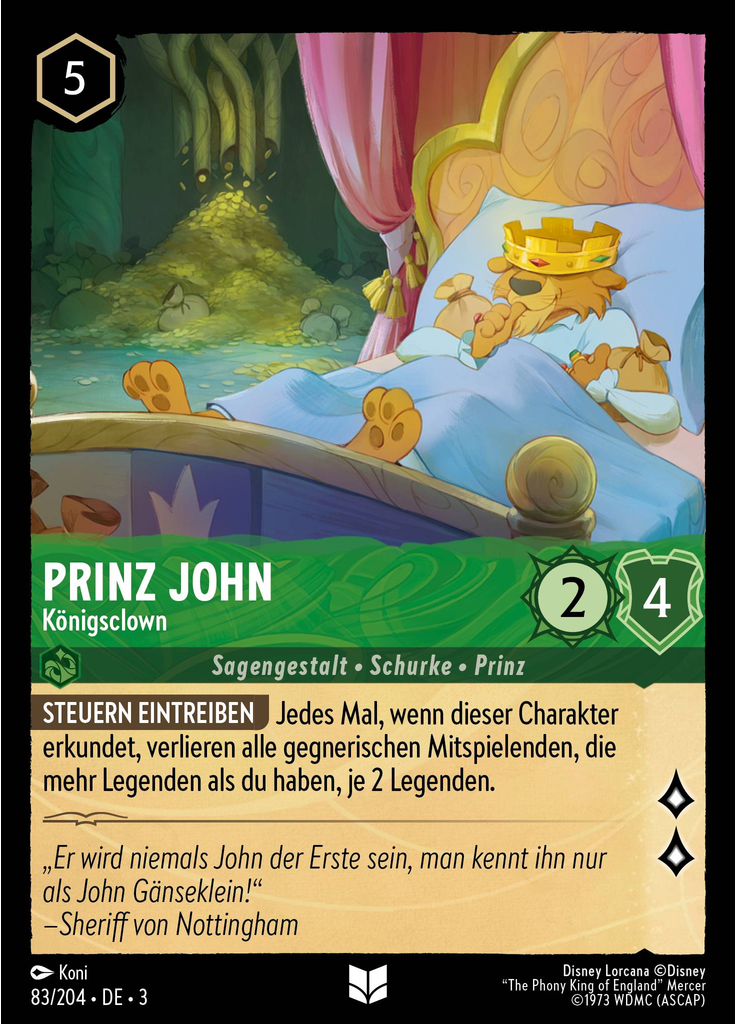 Prince John - Phony King (Foil)