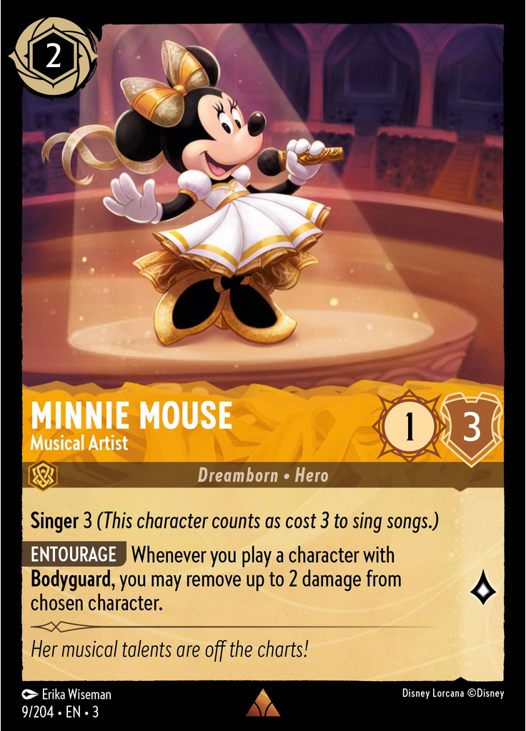 Minnie Mouse - Musical Artist (Foil)