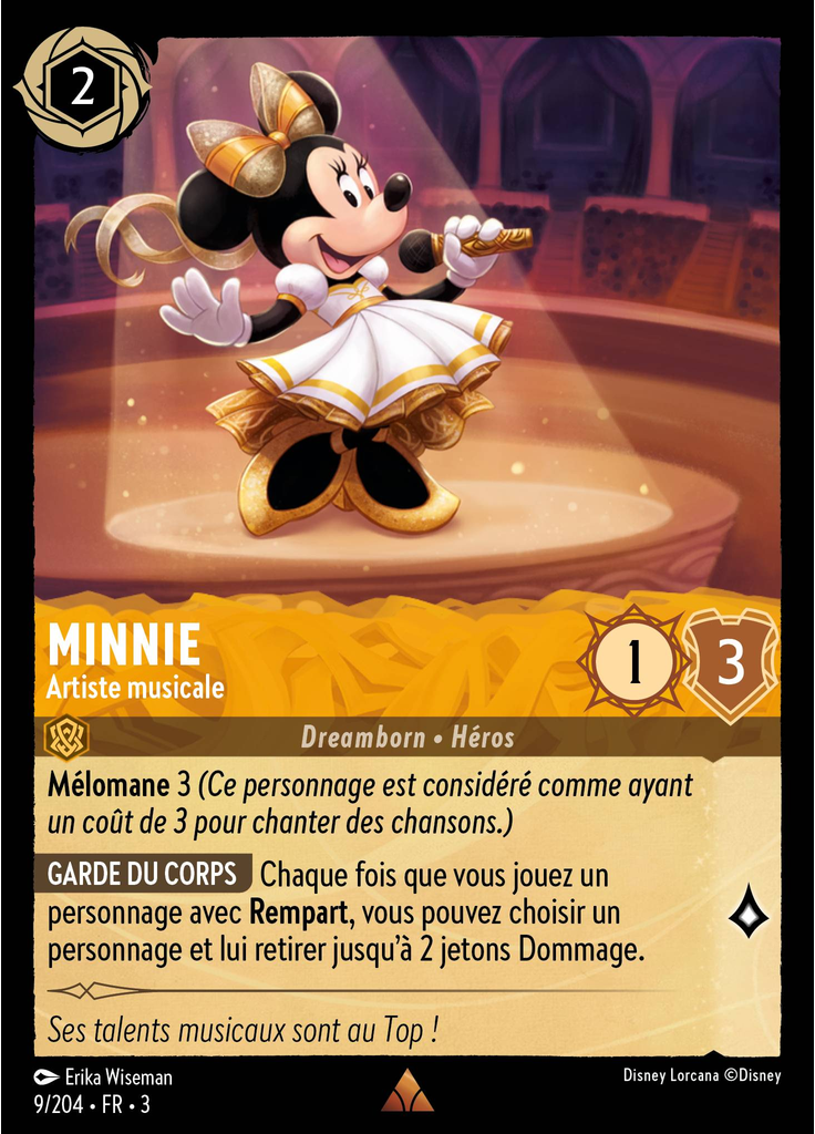 Minnie Mouse - Musical Artist (Foil)