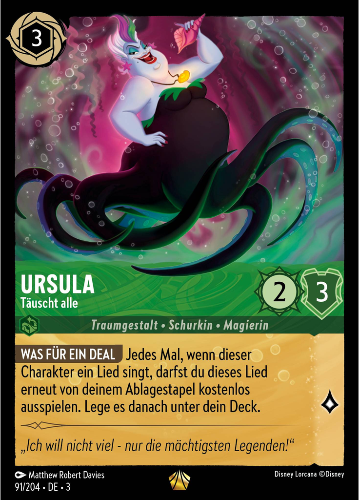 Ursula - Deceiver of All (Foil)