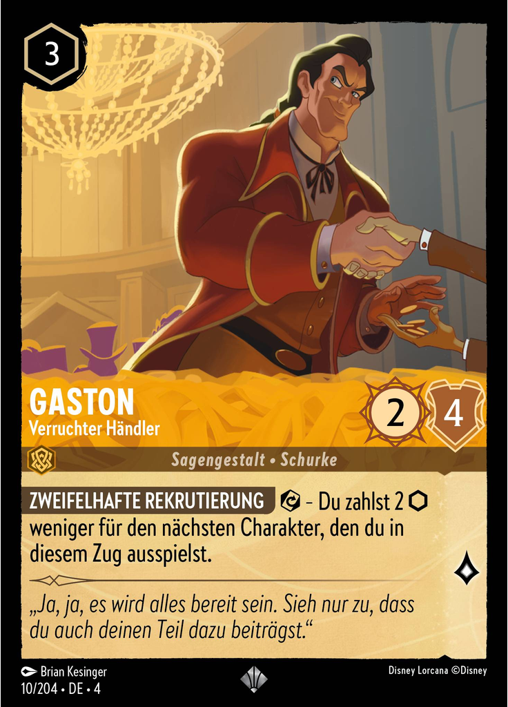 Gaston - Despicable Dealer (Foil)